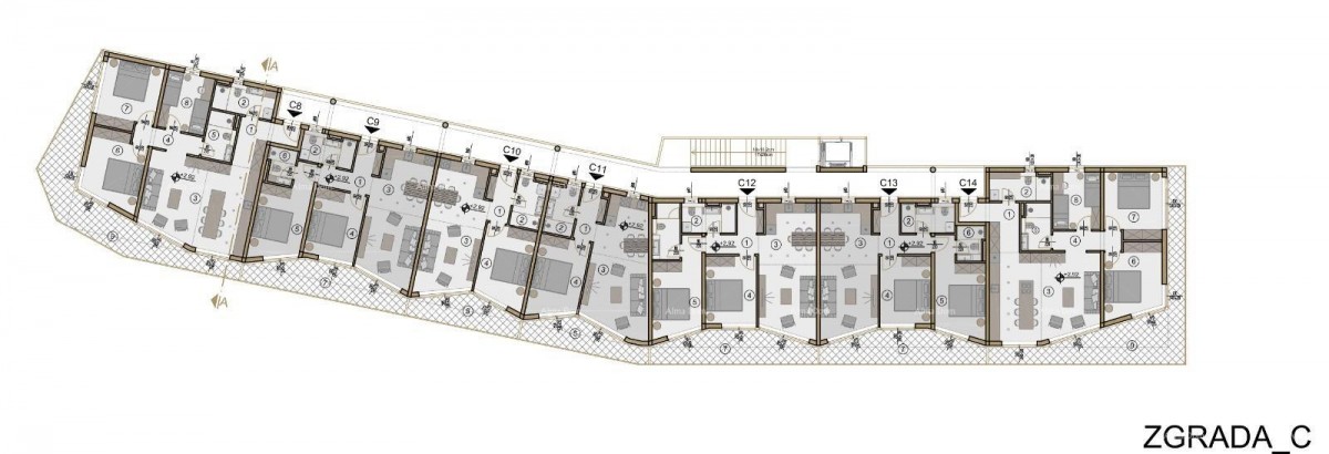 Sale of modern apartments in an exclusive building with a view of the marina, Pula! 2