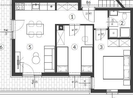 Moderan stan u  novom projektu, Pula! B6 7