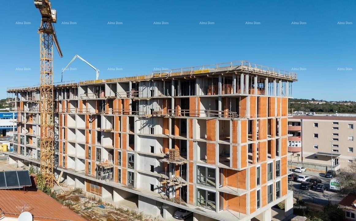 Пула! Многофункциональное современное здание с лифтом, рядом с центром. Квартира с парковочным местом и кладовкой. S77 9