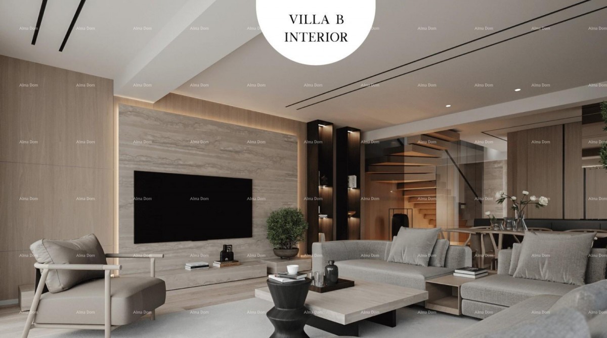 Продажа современных вилл в красивом жилом районе Умага 14