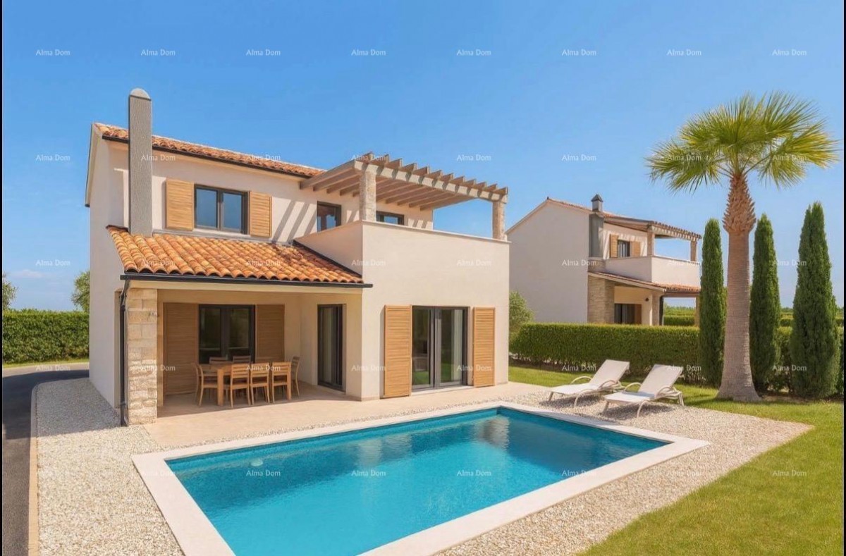 Beautiful villa with a pool located in a peaceful setting of Červar. 12