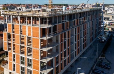 Pula, nov projekt! Večstanovanjska, moderna zgrad s dvigalom, blizu centra. Prodaja stanovanja s parkirnim mestom in shrambo. S53