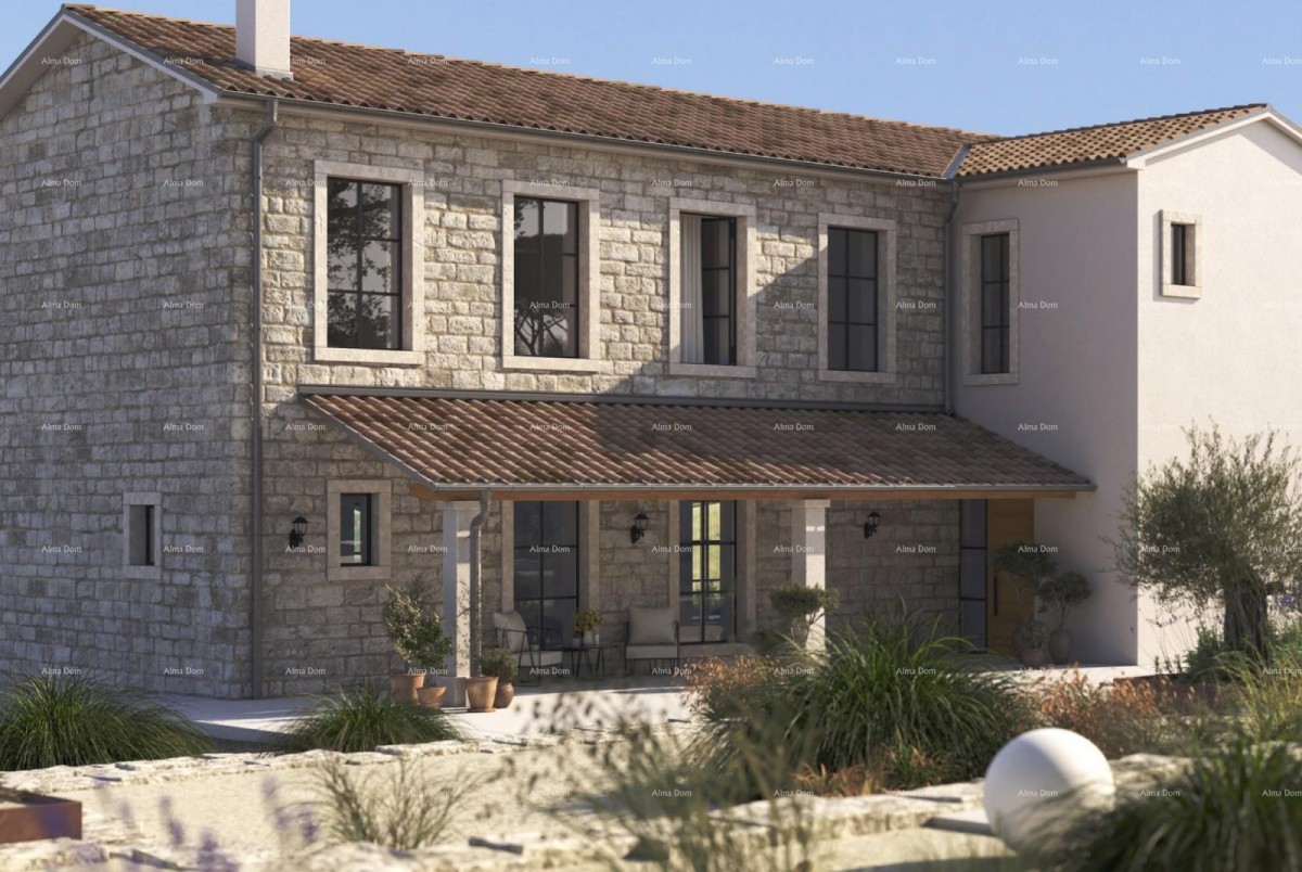 Prodaja - istarska kamena kuća u fazi renovacije, blizina Cerovlja! 7