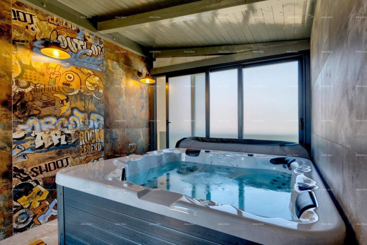 Moderna vila z bazenom in savno, Marčana! 18