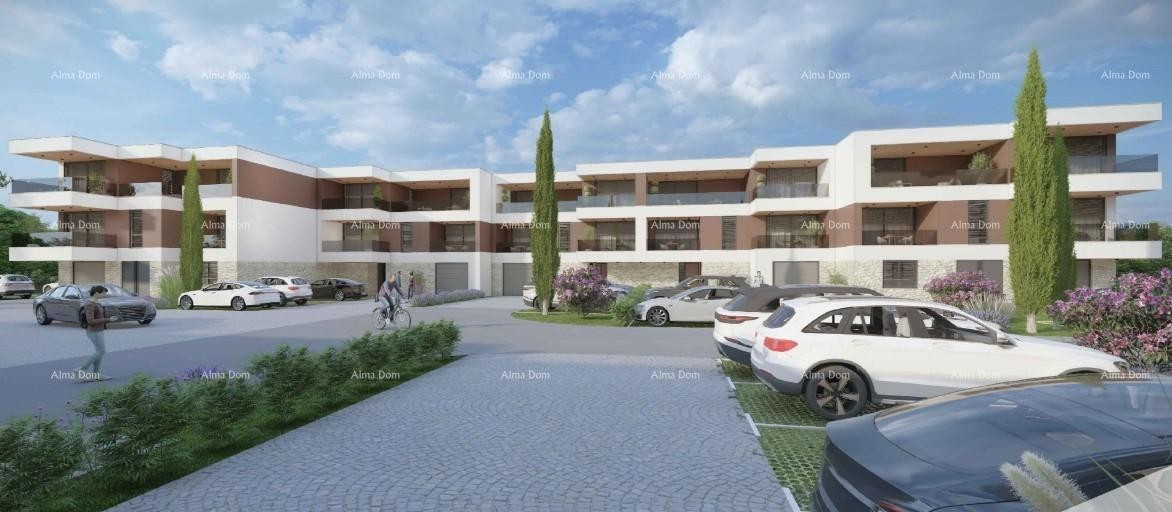 Prodaja stan v novogradnji z garažo, parkirnim mestom in shrambo, Pula! 1