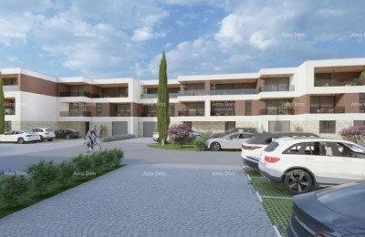 Vendita - appartamento in nuova costruzione con garage, posto auto e cantina, Pula!