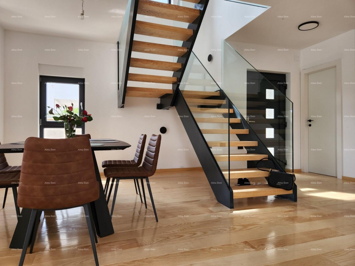 Istria, Ližnjan, 1 km dal centro di Medulin, nuova casa moderna con piscina per le vacanze. 13