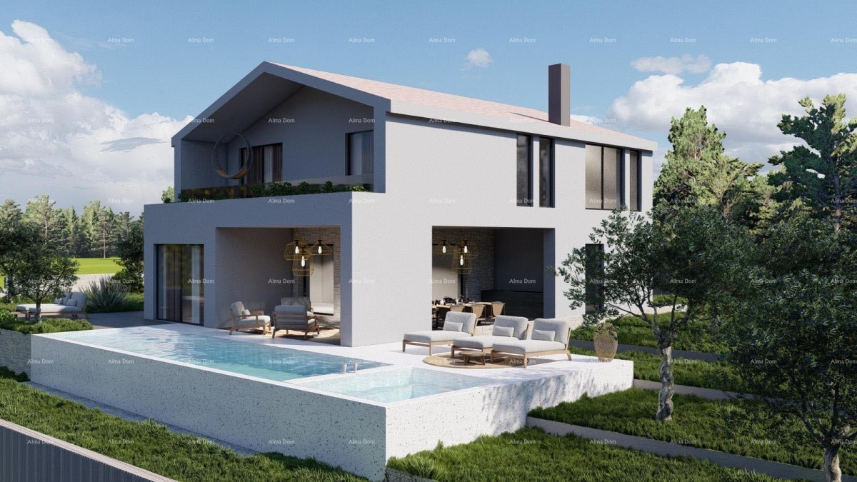 Tinjan – Građevinsko zemljište 1.152 m² s  dozvolom i  projektom za kuću s bazenom 1