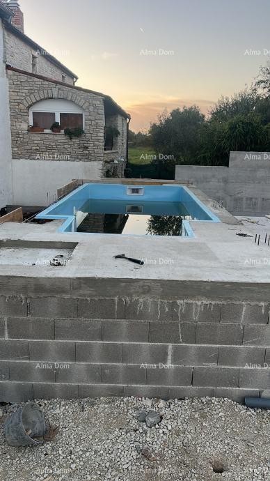 Prodaje se  atraktivna kuća u visokoj fazi gradnje, blizu Kanfanara 16