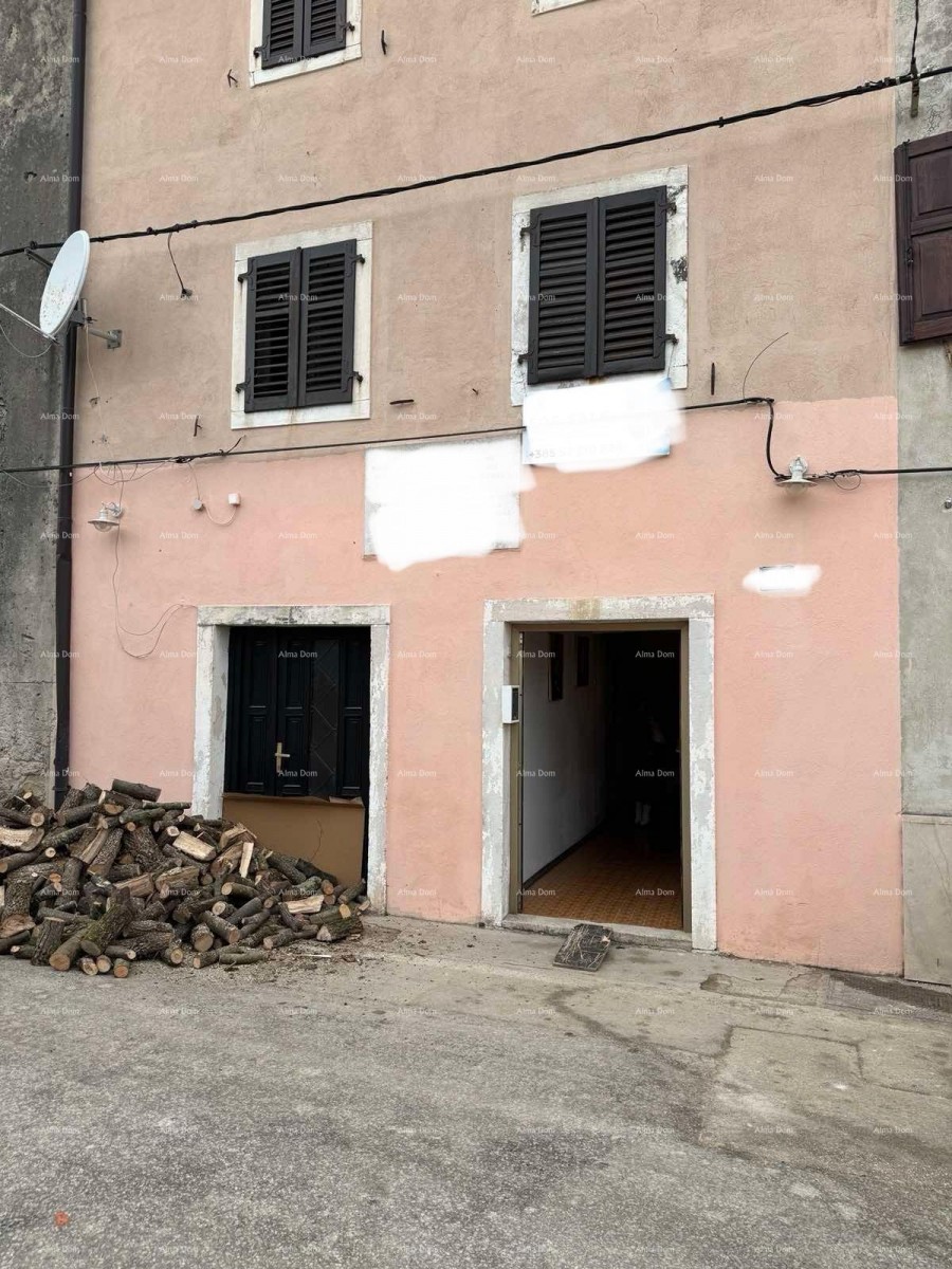 A house with a yard near the center, Buje! 1