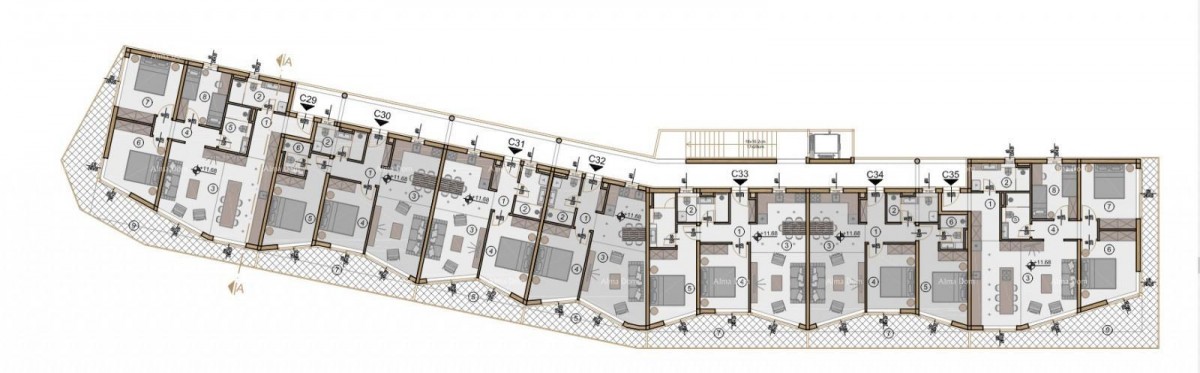 Sale of modern apartments in an exclusive building with a view of the Marina, Pula! 13