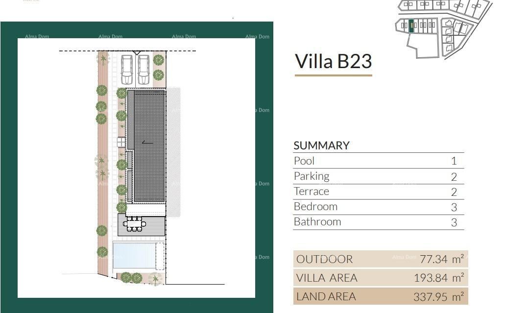 Продажа современных вилл в красивом жилом районе Умага 12