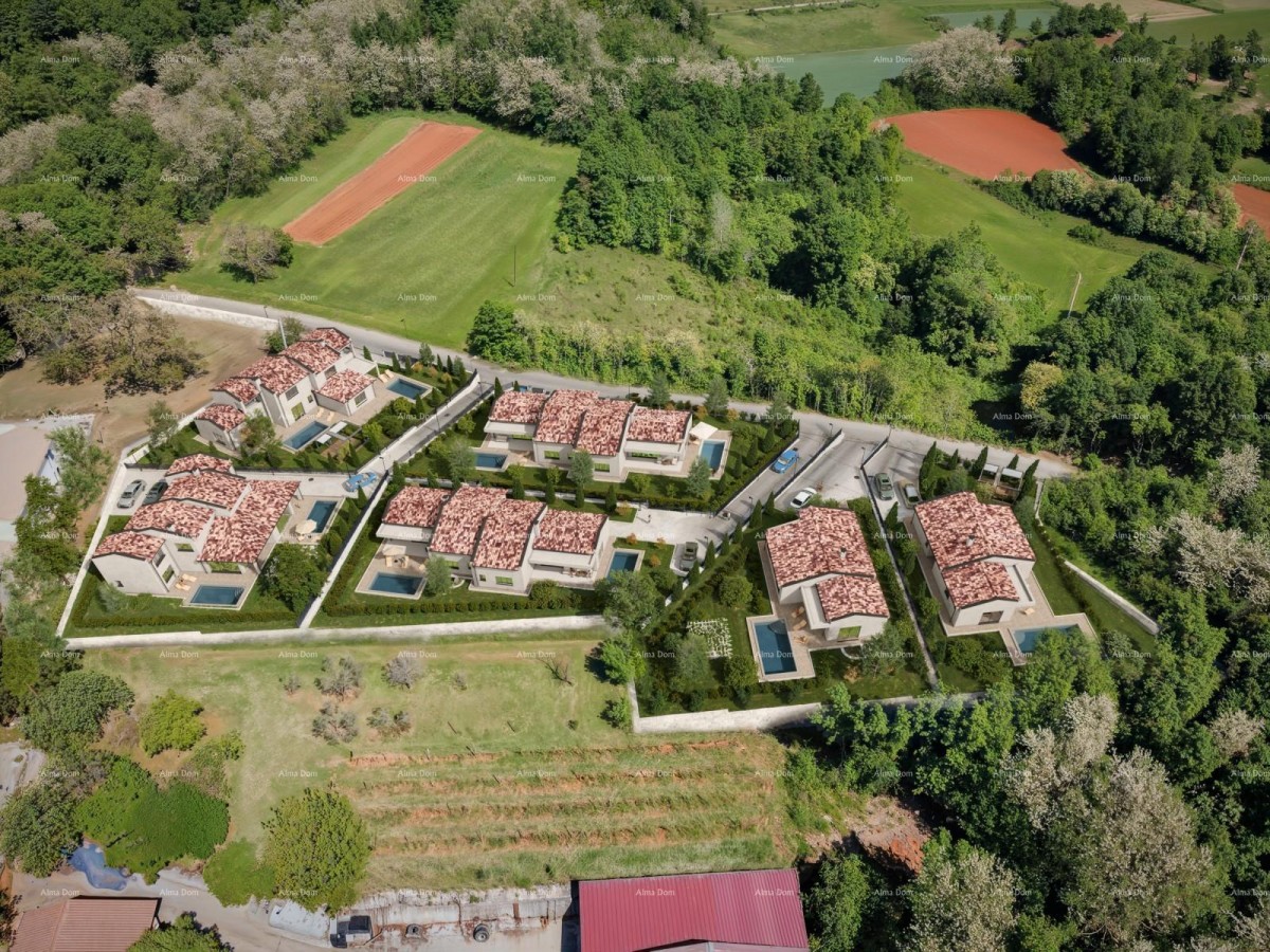 Novo! Prodaja velikog građevinskog zemljišta s projektom izgradnje stambenog naselja, Barban! 3