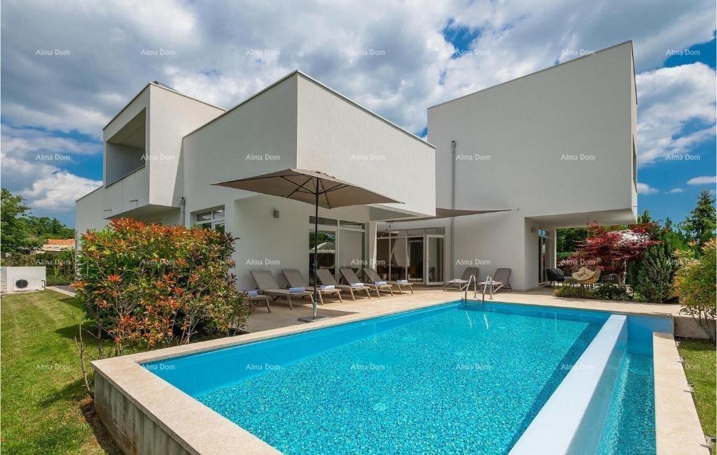 Žminj. Izuzetna moderna vila, okružena netaknutom prirodom. 2