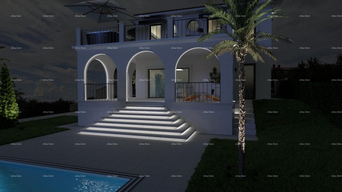 Buje, villa di lusso con piscina 10