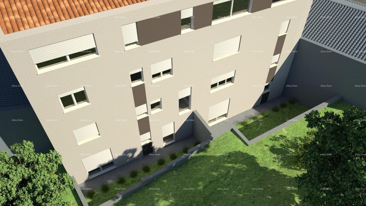 Prodaja - stan s terasom v novem stanovanjskem projektu, Ližnjan! S7 5