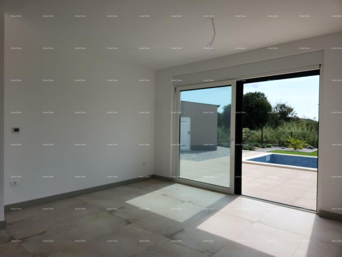 Modern oasis with a pool and private garden in Banjole 13