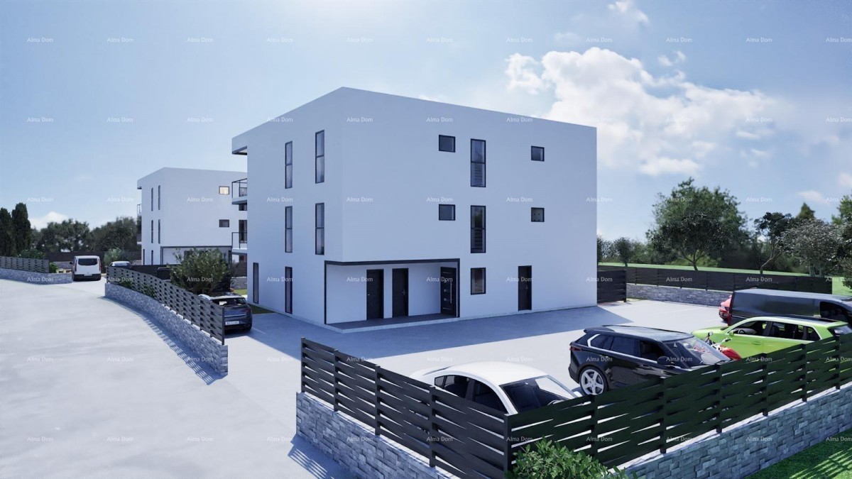 Vendita di appartamenti con vista mare e posti auto, in un nuovo progetto residenziale, Peroj! 11