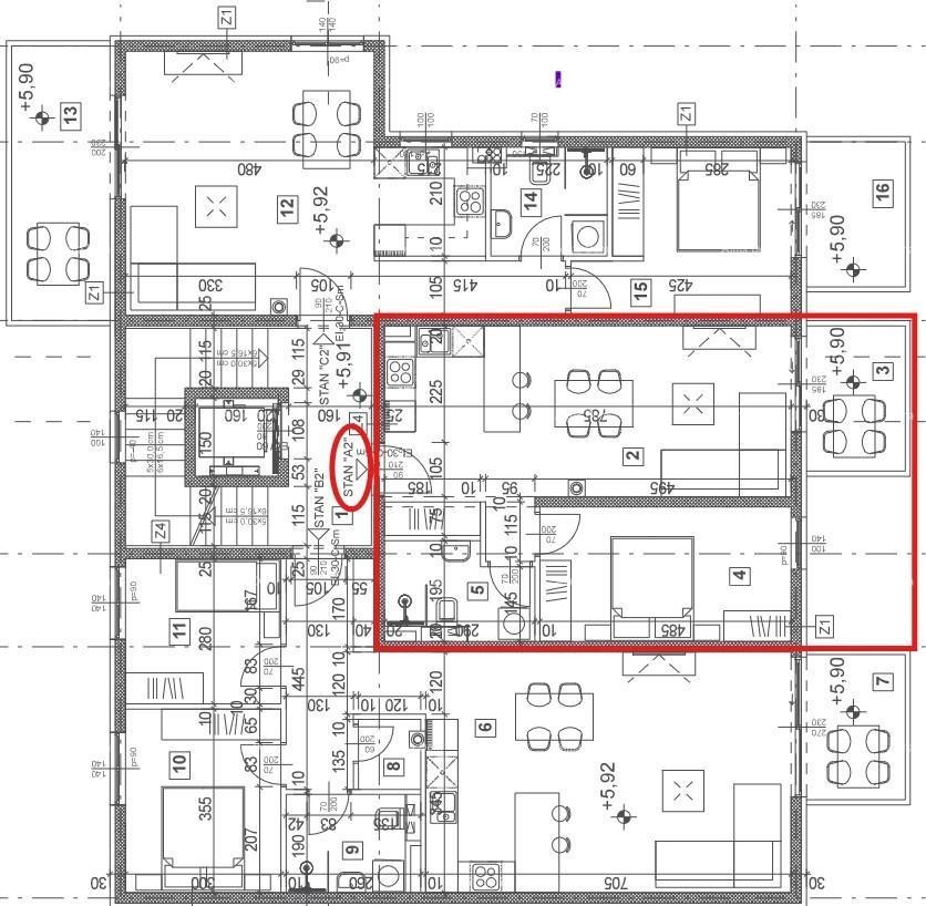 Prodaja modernega stanovanja v novogradnji s parkirnim mestom, Vabriga, Poreč! 9