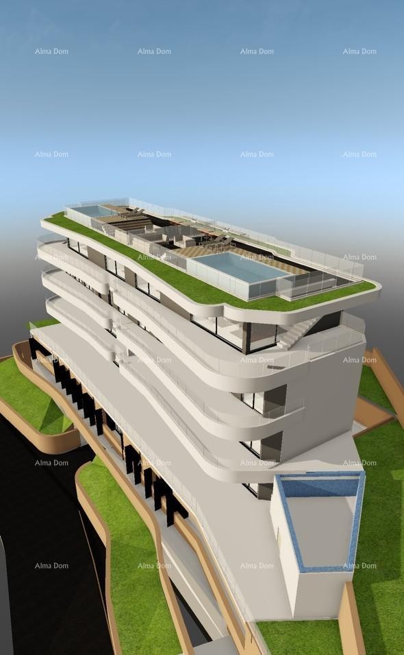 Prodaja luksuznih stanova u izgradnji sa pogledom na more, Opatija! Dupleks S2 3