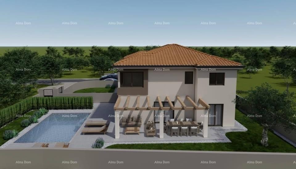 Two modern villas with pool and sauna under construction – Istria 2