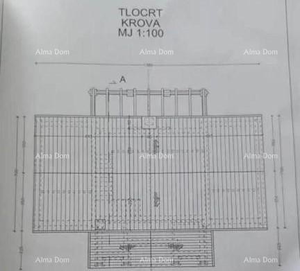 Prodaja građevinskog zemljišta sa građevinskom dozvolom i projektom, Pula!  Valtura. 3