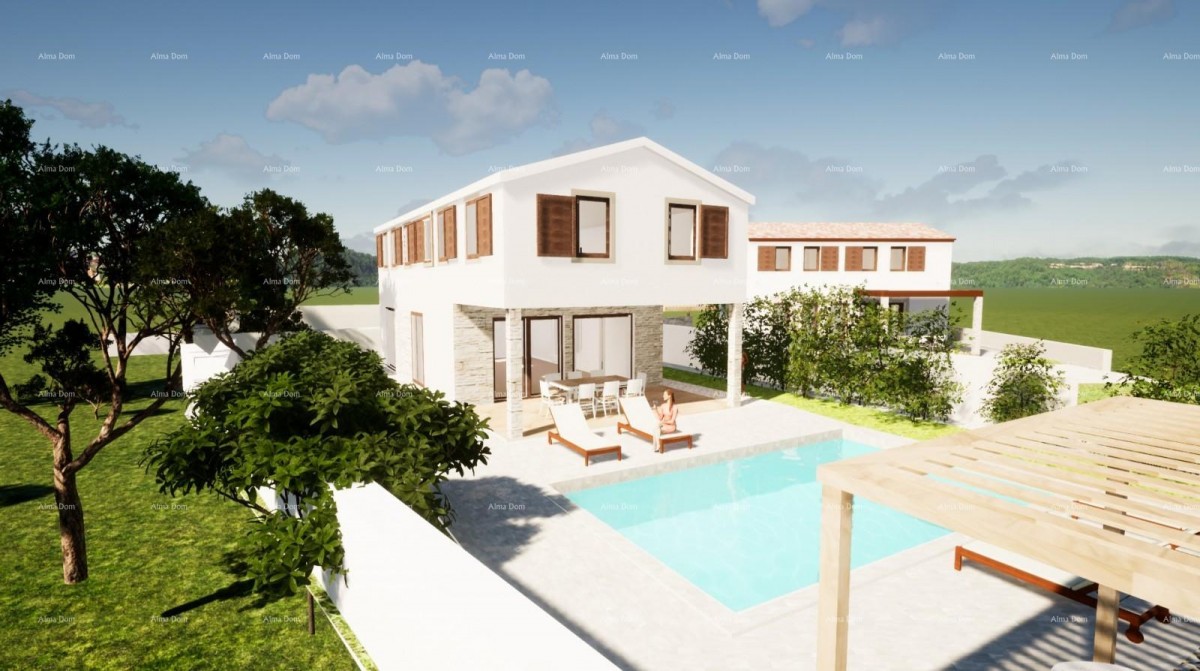 Sale of a modern house with a pool in a quiet and beautiful Istrian location,  Svetvinčenat! 27