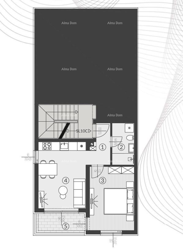 Vendita di appartamenti nel nuovo complesso residenziale, Štinjan! 10C 15
