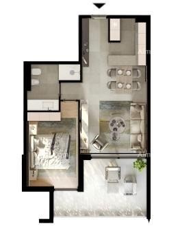 УМАГ! Современная квартира в первоклассном жилом комплексе рядом с морем, S51 9