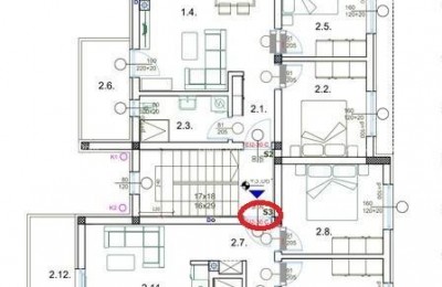 Vendita - appartamento al 1° piano in nuova costruzione - edificio con solo 4 appartamenti, Pula! S3