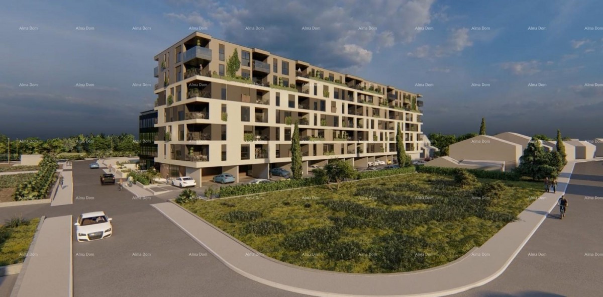 Pula! Višestambena, moderna zgrada s liftom, blizu centra. 3