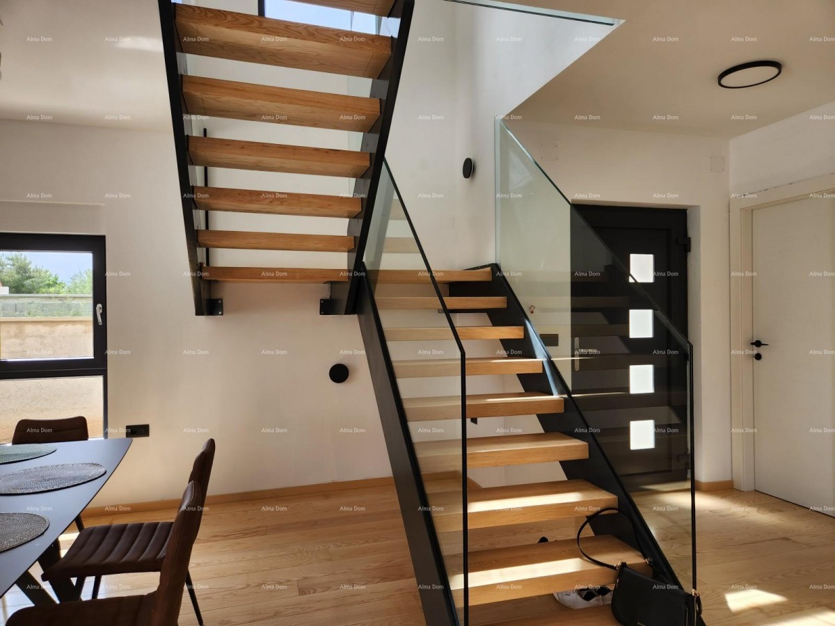 Istria, Ližnjan, 1 km dal centro di Medulin, nuova casa moderna con piscina per le vacanze. 22