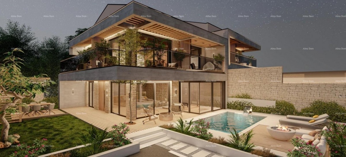 Продажа современных вилл в красивом жилом районе Умага 4