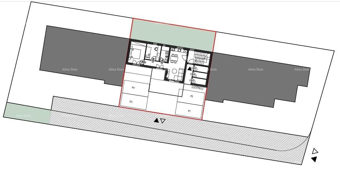 Продажа квартир в стадии строительства - новый жилой комплекс, Пула! Квартира A Zg A2 6
