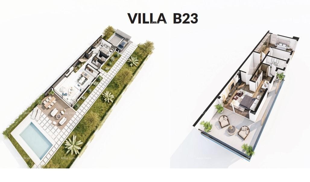 Продажа современных вилл в красивом жилом районе Умага 14