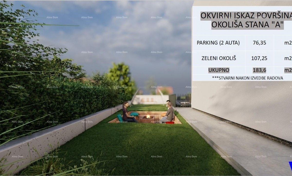 POREČ - Moderna dvojna kuća s dvorištem (Kuća A) 8