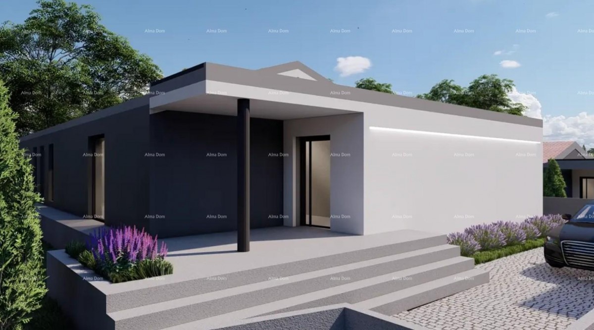 Sale of a house with a swimming pool under construction, near Duga Uvala! Only 2 km from the beach! 2