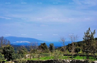 An attractive plot of land with a sea view and a project is for sale, Kavran