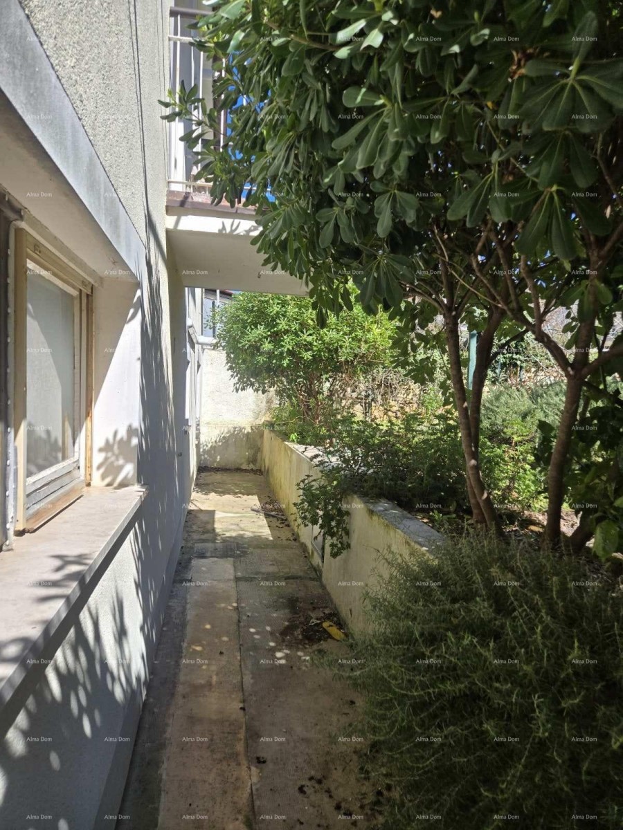 Pula blizina nove Pulske bolnice. Kaštanjer – kuća s dva odvojena stana, garažom i vrtom od 250 m2 - prodaja! 1