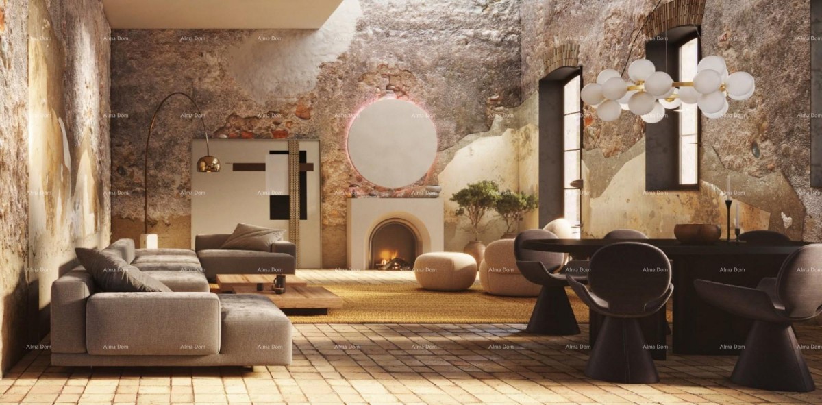 Prodaja - istarska kamena kuća u fazi renovacije, blizina Cerovlja! 5