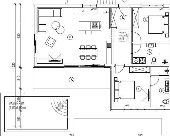 Moderna villa duplex con piscina in vendita, Kožljani, Barban! 3