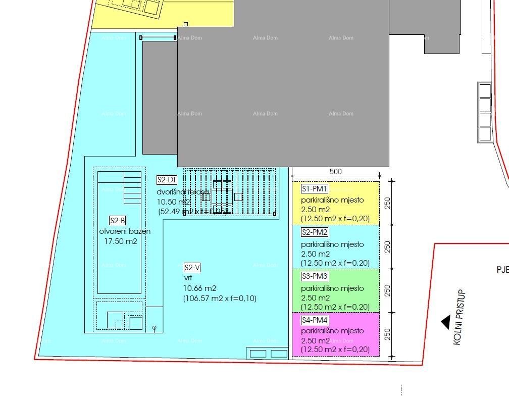 Sale of a luxurious duplex apartment with a pool, Tar! S2 2