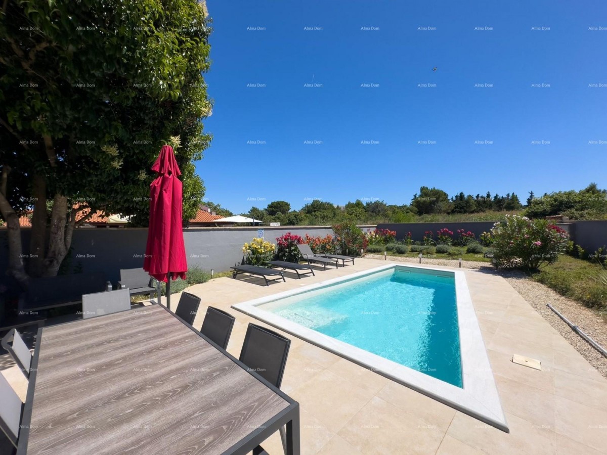 Istria, Ližnjan, 1 km dal centro di Medulin, nuova casa moderna con piscina per le vacanze. 47