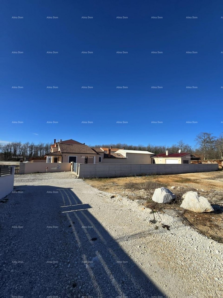 The Scar of the Town of Svetvinčenat. A Double House Surrounded by Greenery. 1