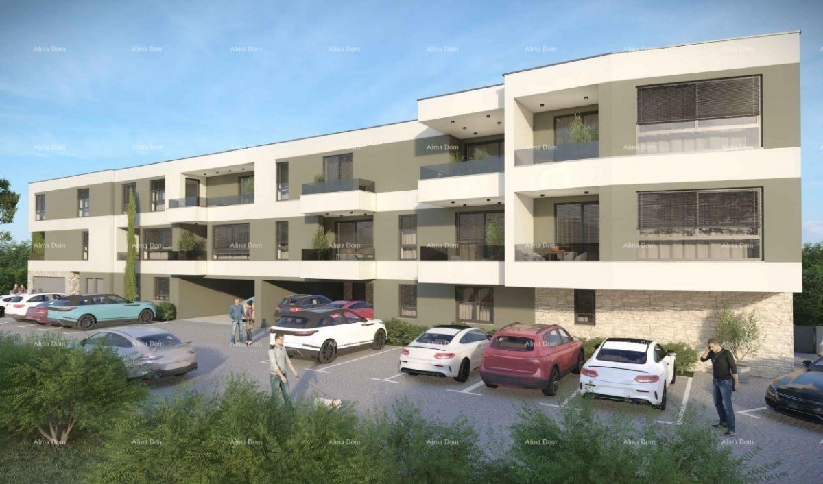 NOVO COSTRUZIONE A PULA – APPARTAMENTO CON DUE CAMERE DA LETTO E LOGGIA 1
