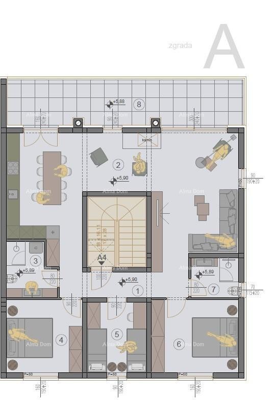 Продажа современных квартир в новом жилом проекте, Штиньян, A4 12