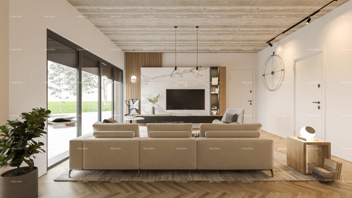 Продажа строительного участка с разрешением на строительство современного семейного дома, вблизи Барбана! 6