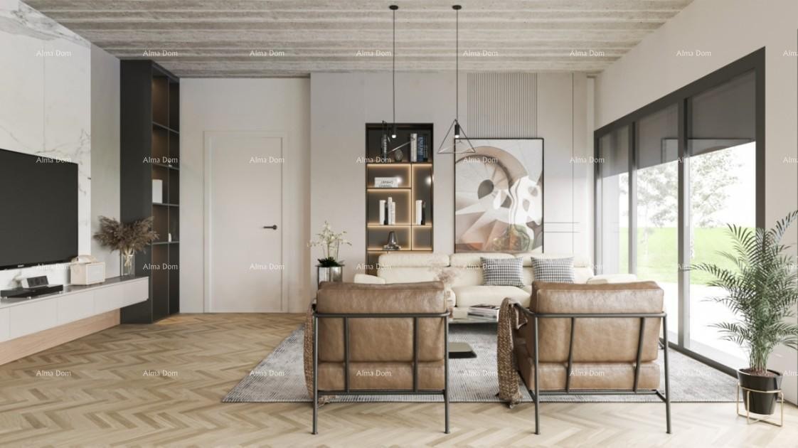 Prodaja građevinske parcele s građevinskom dozvolom za izgradnju moderne obiteljske kuće, blizina Barbana! 3