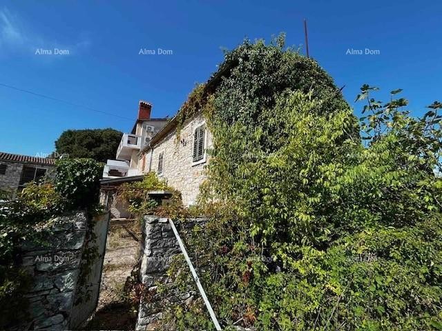 An old Istrian house for sale with a large building plot, Valbandon 1
