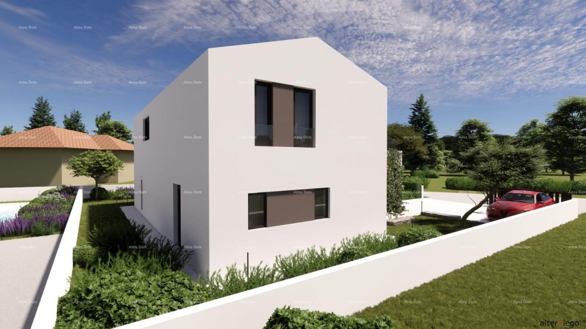Vendita di terreni con permesso di costruzione e progetto, nei dintorni di Vodnjan! 7